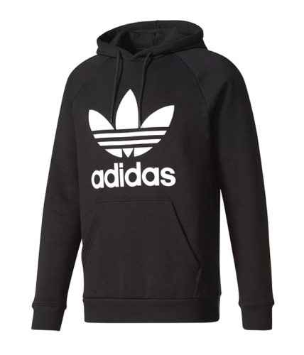 adidas originals mens trefoil fleece hooded sweatshirt hoodie